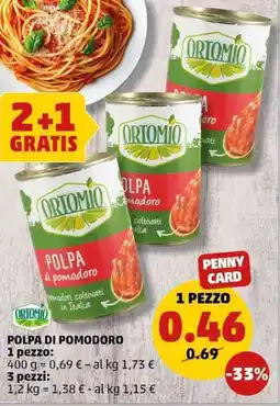 PENNY Polpa di pomodoro offerta