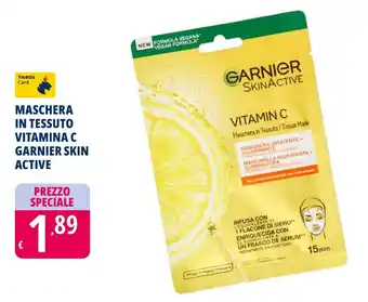 Tigros Maschera in tessuto vitamina c garnier skin active offerta