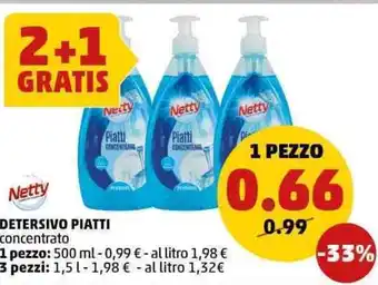 PENNY Detersivo piatti offerta