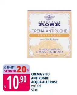 Tigros Crema viso antirughe ACQUA ALLE ROSE offerta