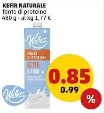 PENNY Kefir naturale fonte di proteine offerta