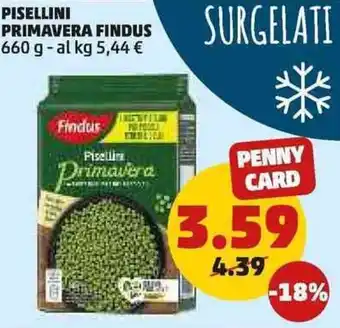 PENNY Pisellini primavera findus offerta