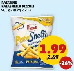 PENNY Patatine patasnella pizzoli offerta