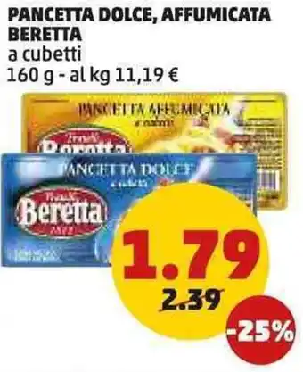 PENNY Pancetta dolce, affumicata beretta offerta