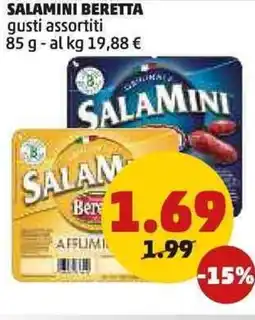 PENNY Salamini beretta gusti assortiti offerta