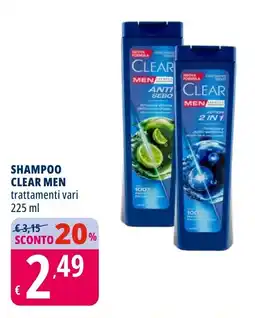 Tigros Shampoo CLEAR MEN offerta