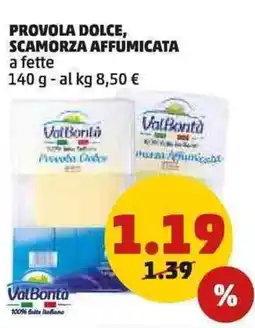 PENNY Provola dolce, scamorza affumicata offerta