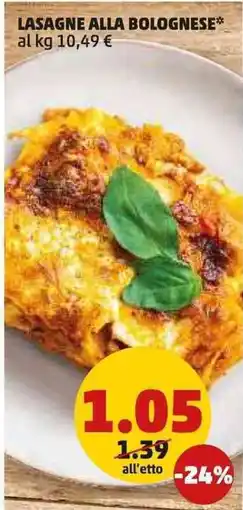 PENNY Lasagne alla bolognese offerta