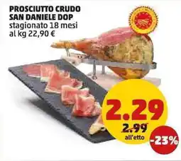 PENNY Prosciutto crudo san daniele dop offerta