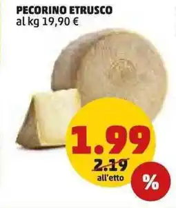 PENNY Pecorino etrusco offerta