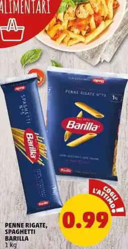 PENNY Penne rigate spaghetti BARILLA offerta