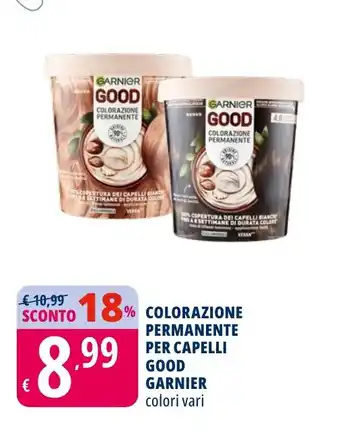 Tigros Colorazione permanente per capelli GOOD GARNIER offerta