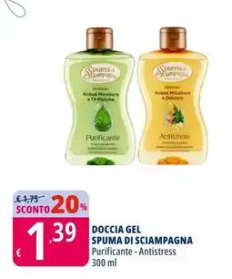 Tigros Doccia gel SPUMA DI SCIAMPAGNA offerta