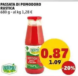 PENNY Passata di pomodoro rustica offerta