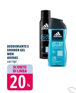 Tigros Deodorante e shower gel men ADIDAS offerta