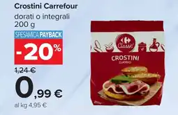 Carrefour Crostini Carrefour offerta