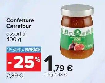 Carrefour Confetture Carrefour offerta