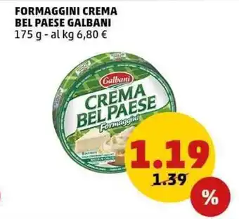 PENNY Formaggini crema bel paese galbani offerta