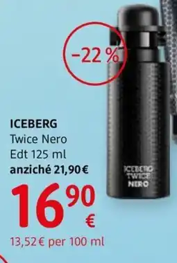 dm drogerie markt ICEBERG Twice Nero Edt offerta