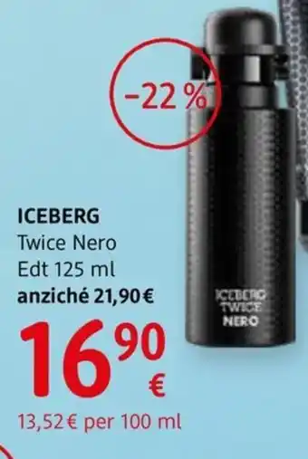 dm drogerie markt ICEBERG Twice Nero Edt offerta