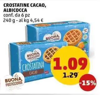 PENNY Crostatine cacao, albicocca offerta