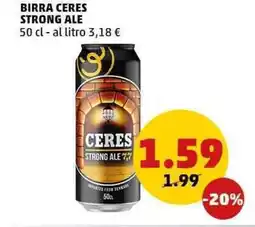 PENNY Birra ceres strong ale offerta