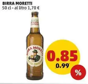 PENNY Birra moretti offerta