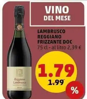 PENNY Lambrusco reggiano frizzante doc offerta