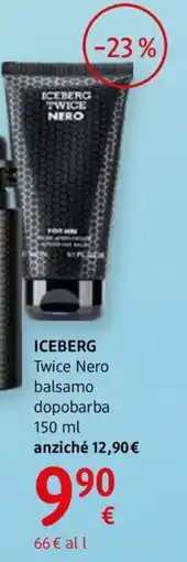 dm drogerie markt ICEBERG Twice Nero balsamo dopobarba offerta