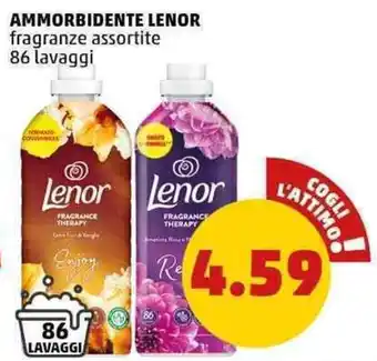 PENNY Ammorbidente lenor fragranze assortite 86 lavaggi offerta