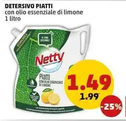 PENNY Detersivo piatti offerta