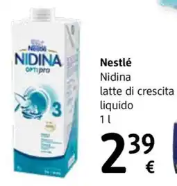 dm drogerie markt Nestlé Nidina latte di crescita liquido offerta