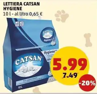 PENNY Lettiera catsan hygiene offerta