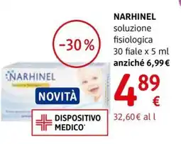 dm drogerie markt NARHINEL soluzione fisiologica offerta