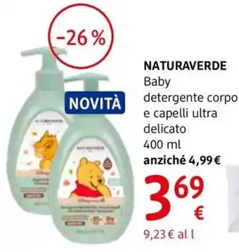 dm drogerie markt NATURAVERDE Baby detergente corpo e capelli ultra delicato offerta