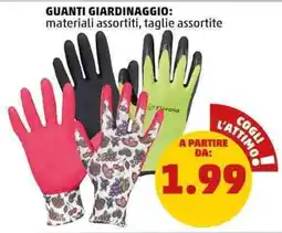 PENNY Guanti giardinaggio offerta