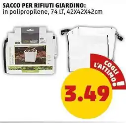 PENNY Sacco per rifiuti giardino offerta