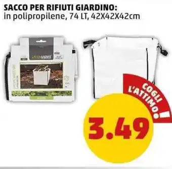 PENNY Sacco per rifiuti giardino offerta