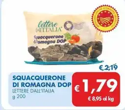 MD Discount Squacquerone di romagna dop LETTERE DALL'ITALIA offerta