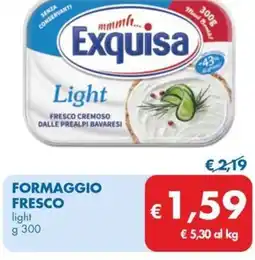 MD Discount Formaggio fresco Exquisa offerta