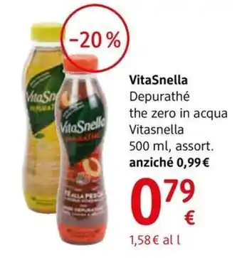 dm drogerie markt VitaSnella Depurathé the zero in acqua Vitasnella offerta