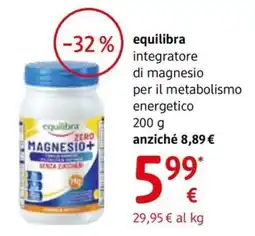 dm drogerie markt equilibra integratore di magnesio per il metabolismo energetico offerta