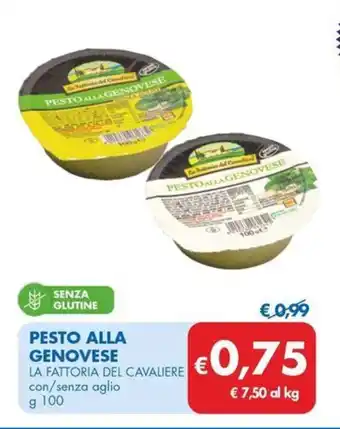 MD Discount Pesto alla genovese LA FATTORIA DEL CAVALIERE offerta