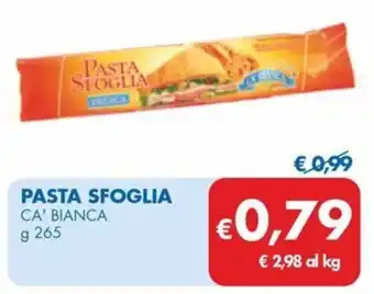 MD Discount Pasta sfoglia CA' BIANCA offerta