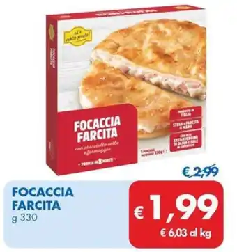 MD Discount Focaccia farcita offerta