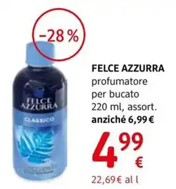 dm drogerie markt FELCE AZZURRA profumatore per bucato offerta