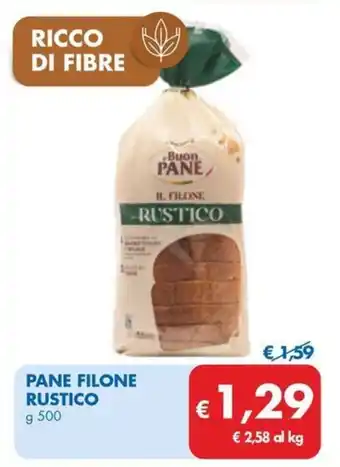 MD Discount Pane filone rustico offerta