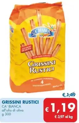 MD Discount Grissini rustici CA' BIANCA offerta