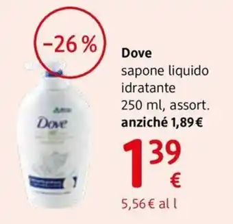 dm drogerie markt Dove sapone liquido idratante offerta