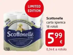 dm drogerie markt Scottonelle carta igienica 18 rotoli offerta